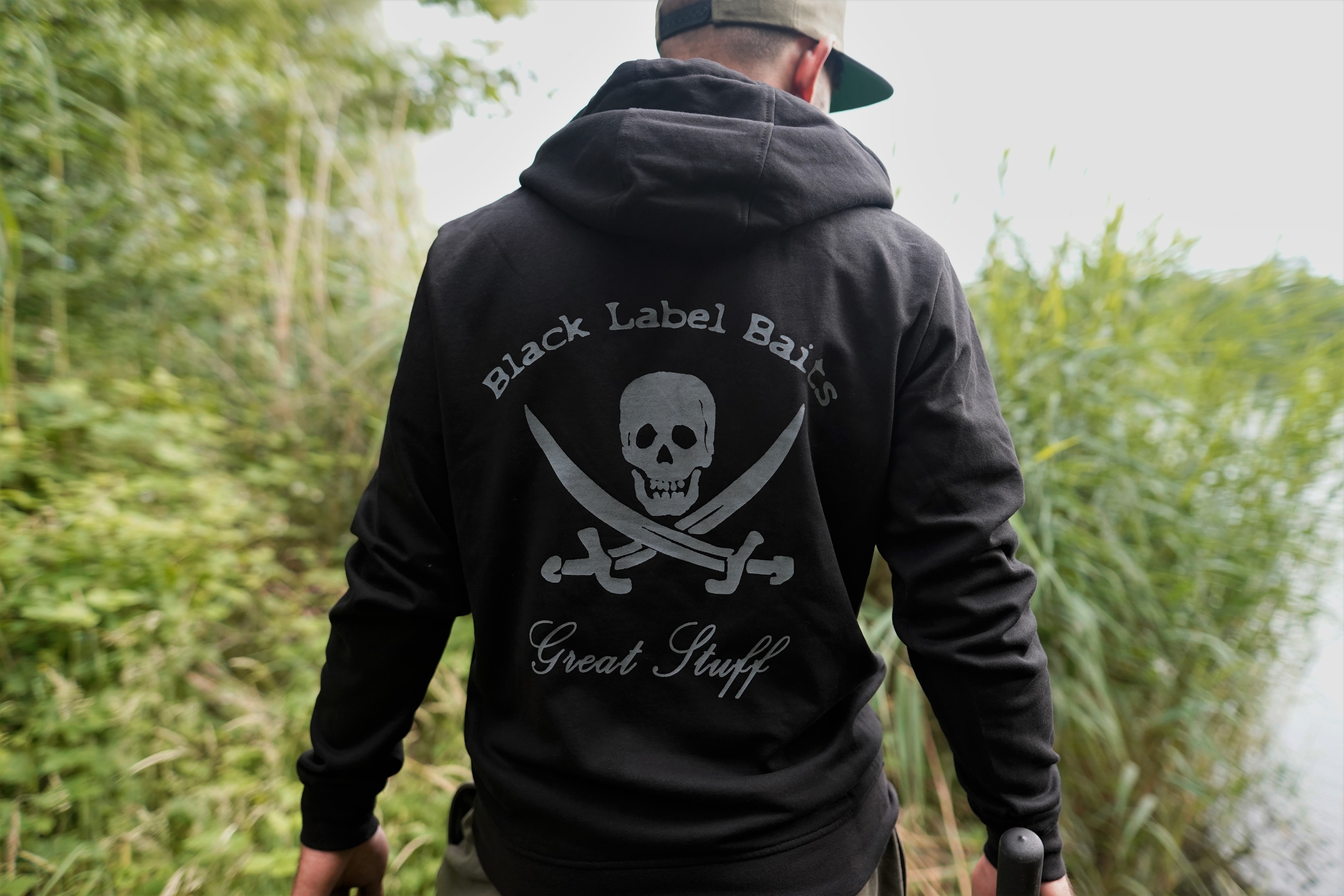 BLB Logo Hoodie schwarz mit grauem Aufdruck M SW10306.2